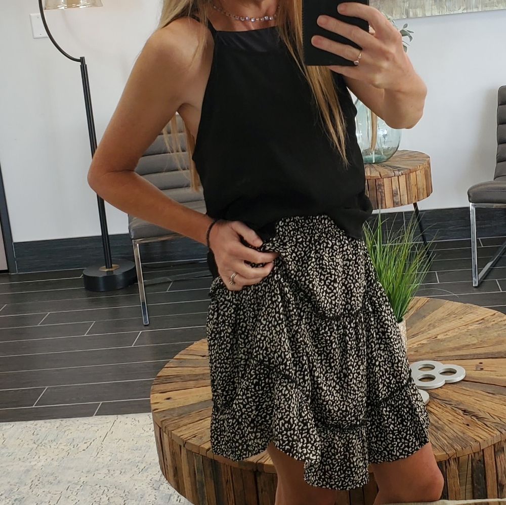 L Love layered skirt